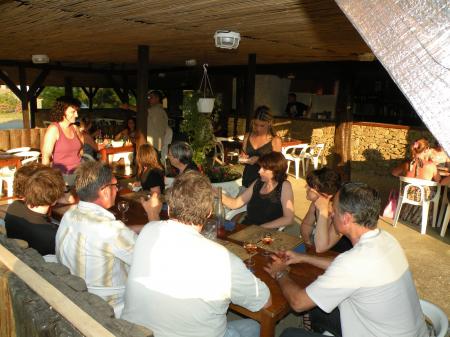 Le bar-restaurant du camping